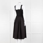 Theory Black Stretchy Top Sleeveless Dress