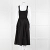 Theory Black Stretchy Top Sleeveless Dress