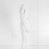 Rag & Bone White Leather Halter Neck Top