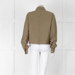 Rino & Pelle Khaki Blouse Jacket With Gold Buttons