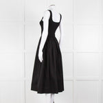 Theory Black Stretchy Top Sleeveless Dress