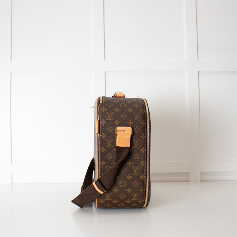 Louis Vuitton Brown Monogram Pack All Travel Bag With Strap