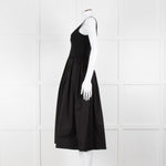 Theory Black Stretchy Top Sleeveless Dress
