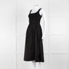 Theory Black Stretchy Top Sleeveless Dress