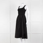 Theory Black Stretchy Top Sleeveless Dress