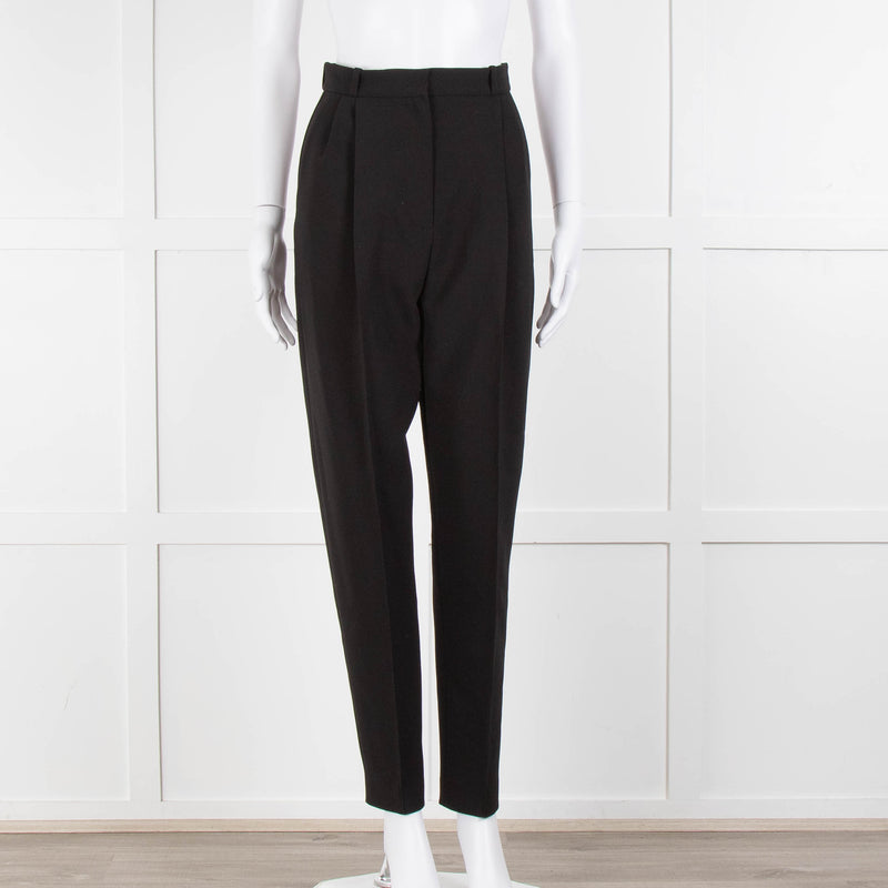 Noon By Noor Black High Waisted Trousers