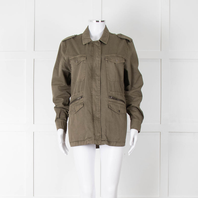 Rails Khaki Jacket With Pockets