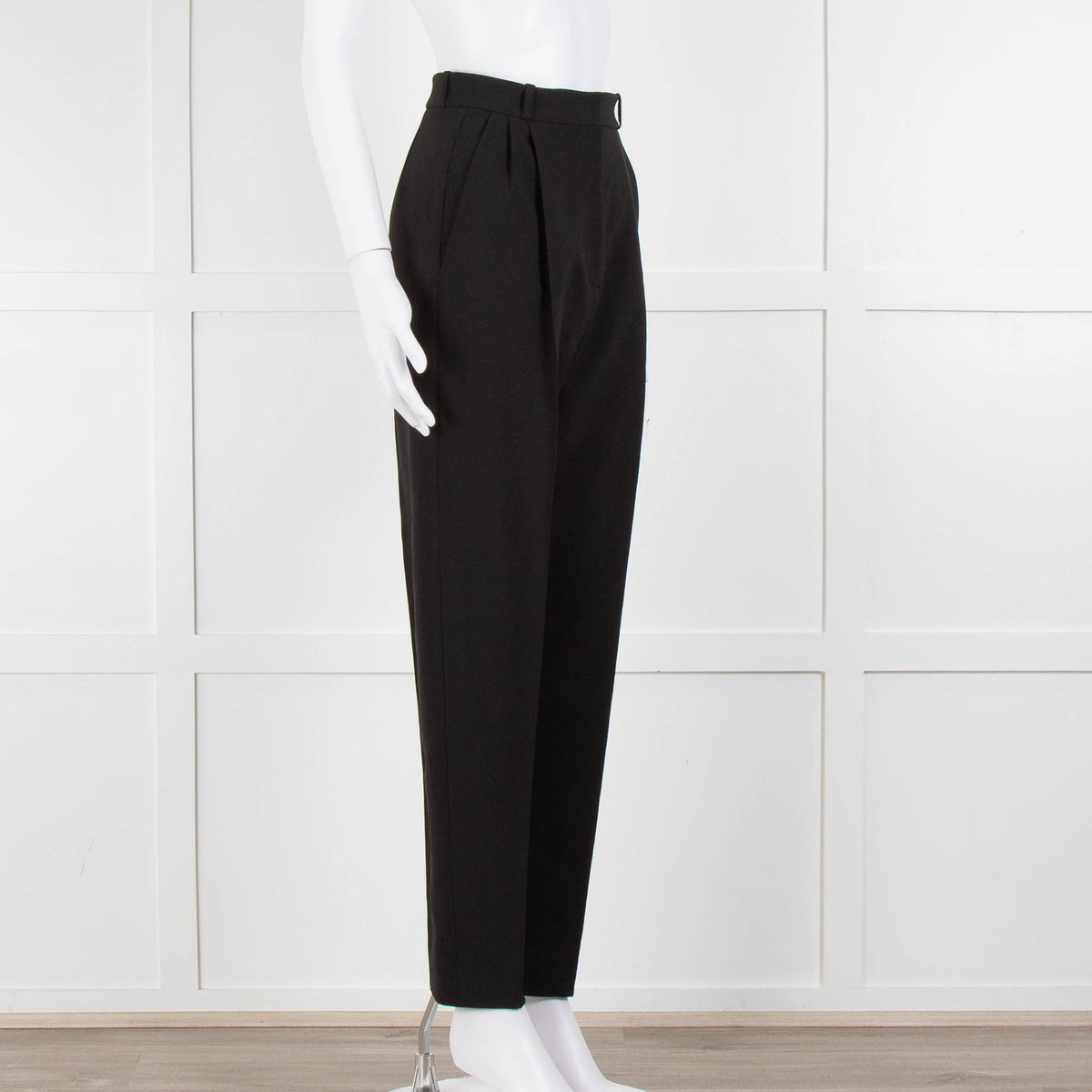 Noon By Noor Black High Waisted Trousers