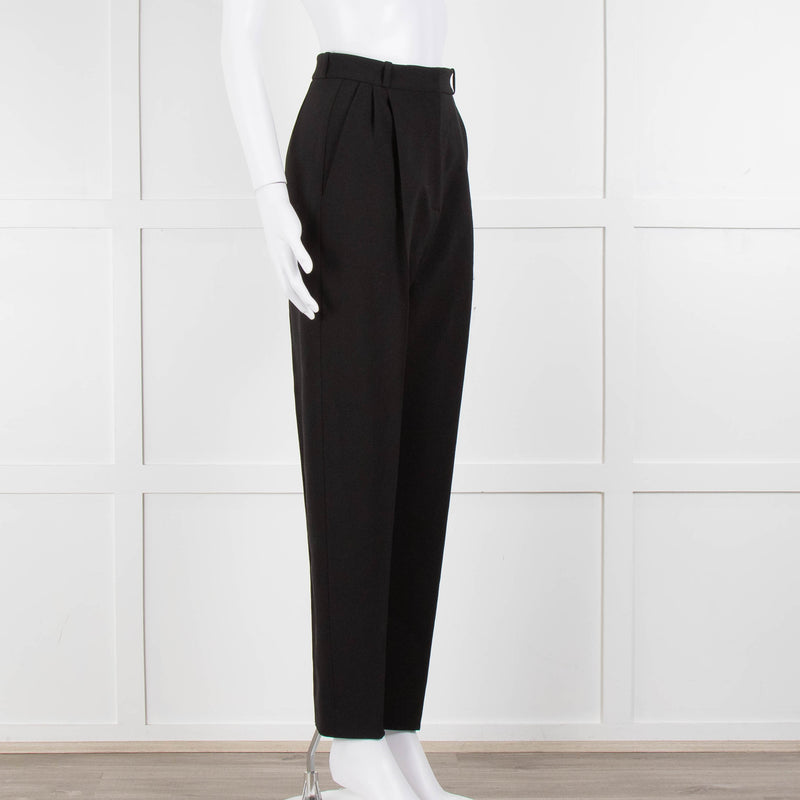 Noon By Noor Black High Waisted Trousers