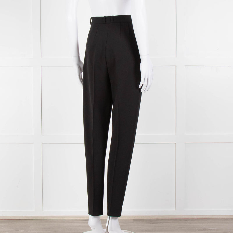 Noon By Noor Black High Waisted Trousers