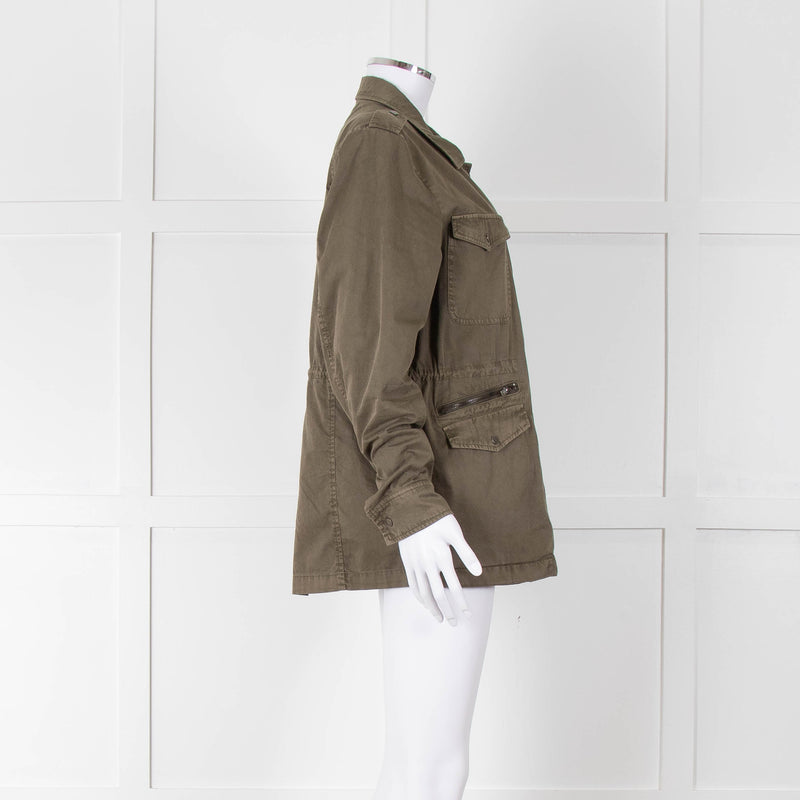 Rails Khaki Jacket With Pockets