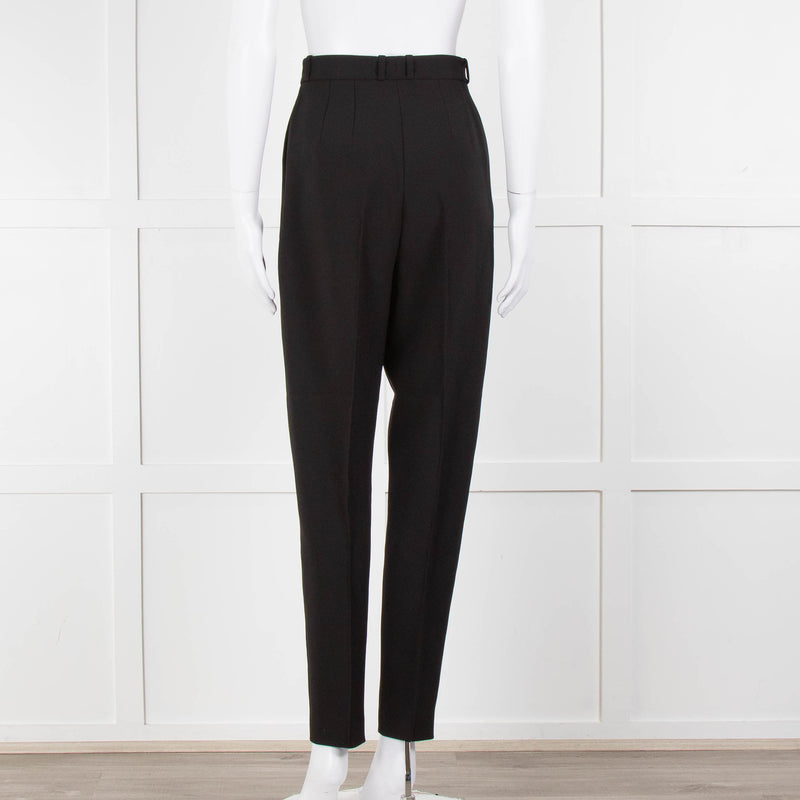 Noon By Noor Black High Waisted Trousers