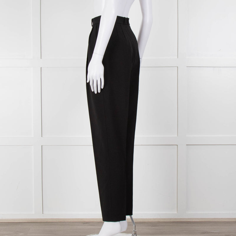 Noon By Noor Black High Waisted Trousers