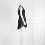 Charo Ruiz Black Lace Mini Dress