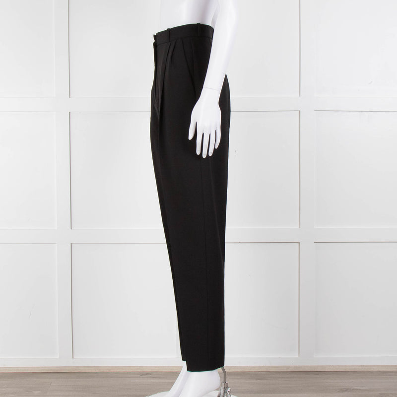 Noon By Noor Black High Waisted Trousers
