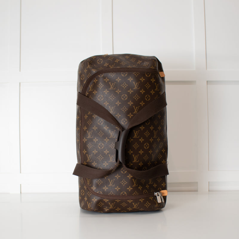 Louis Vuitton Brown Monogram Horizon Soft 55 Trolley Duffle Bag