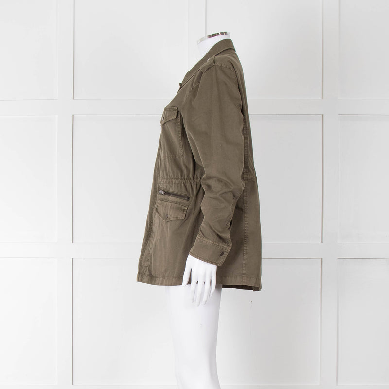 Rails Khaki Jacket With Pockets