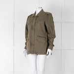 Rails Khaki Jacket With Pockets