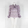 Phoebe Grace Lilac Green Pussy Bow Long Sleeve Blouse