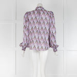 Phoebe Grace Lilac Green Pussy Bow Long Sleeve Blouse