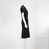 Alexander McQueen Black Fitted Dress With Silk Chiffon Sleeves