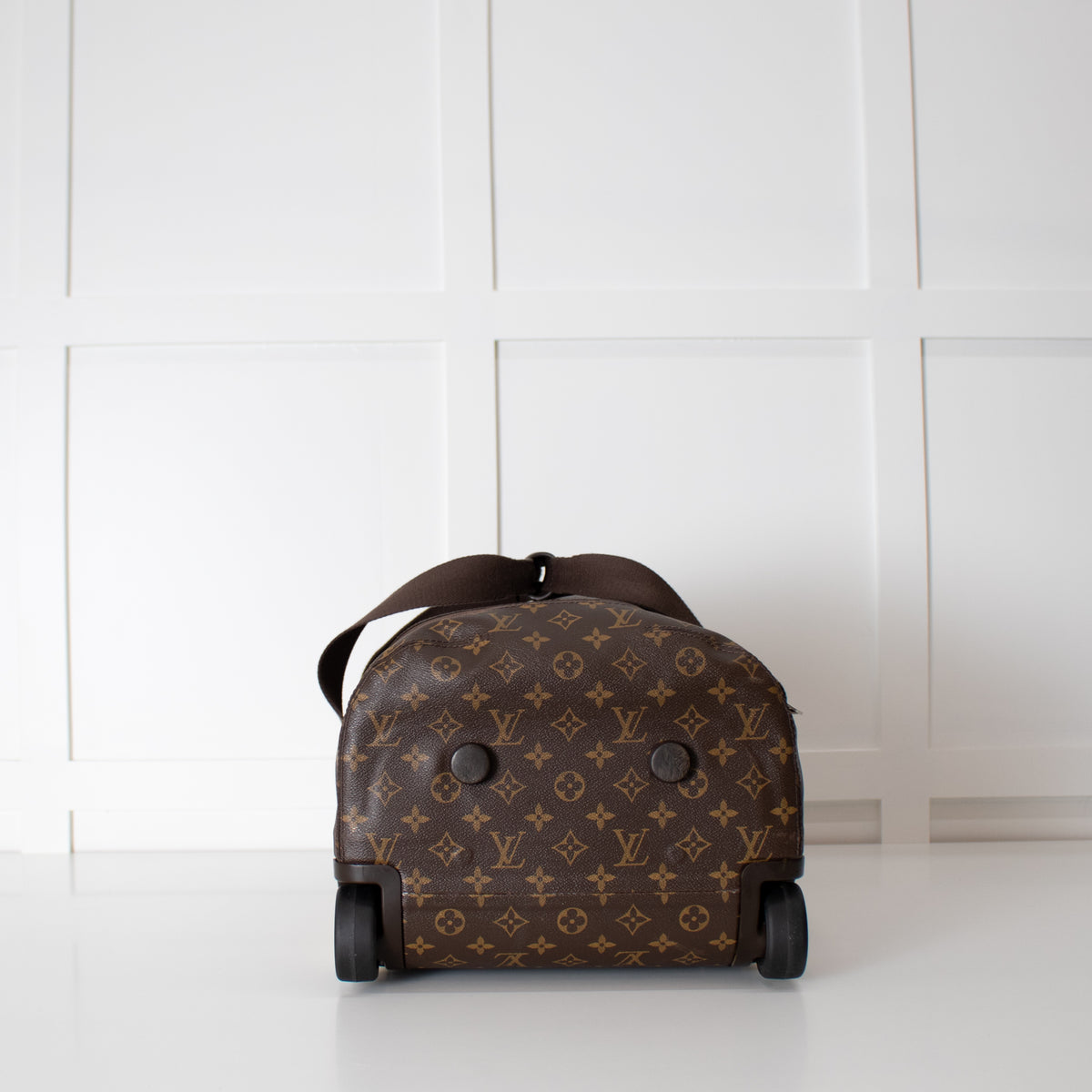 Louis Vuitton Brown Monogram Horizon Soft 55 Trolley Duffle Bag