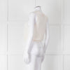 Alice + Olivia White Crochet Knit Tank with Drawstring Waist