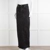 Raey Black Denim Long Pencil Skirt