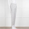 CH Carolina Herrera Cream Black Dot Trousers