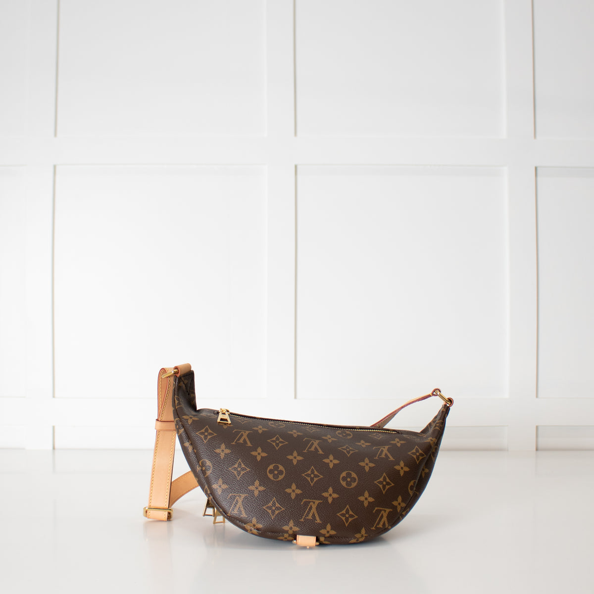 Louis Vuitton Brown Monogram Leather Bum Bag