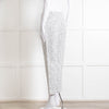CH Carolina Herrera Cream Black Dot Trousers