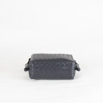Bottega Veneta Navy Blue Small Loop Messenger Bag