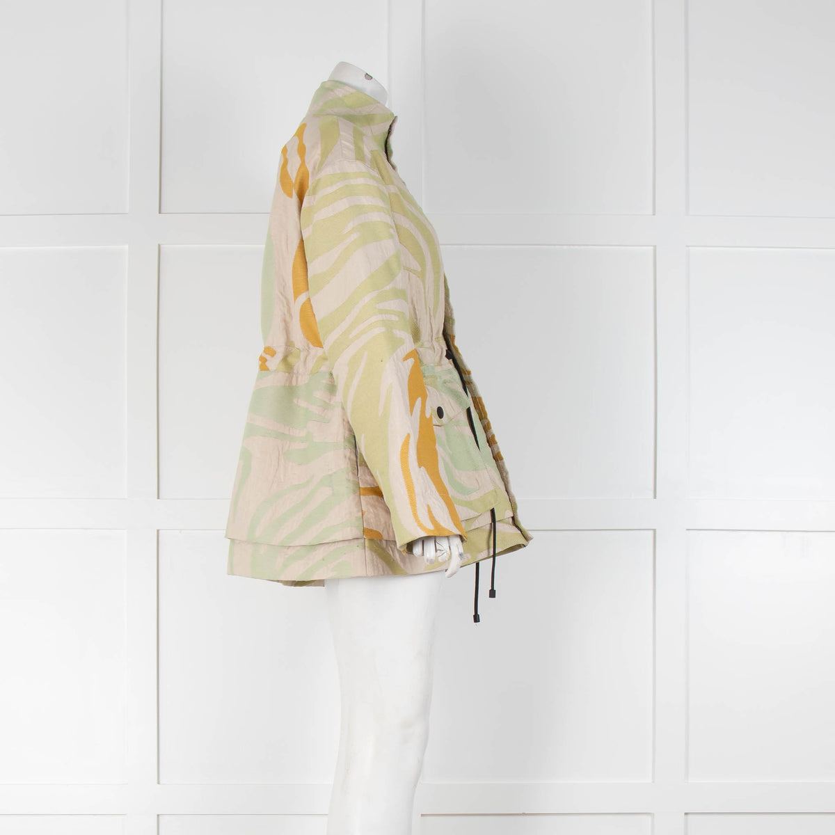 Stine Goya Green Yellow Cream Patterned Jacket
