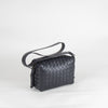 Bottega Veneta Navy Blue Small Loop Messenger Bag