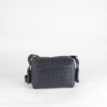 Bottega Veneta Navy Blue Small Loop Messenger Bag