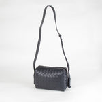 Bottega Veneta Navy Blue Small Loop Messenger Bag