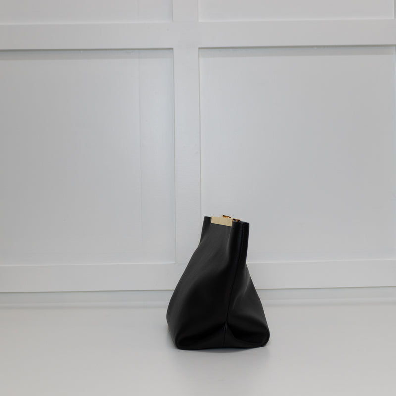 Khaite Black Aimee Clutch Bag