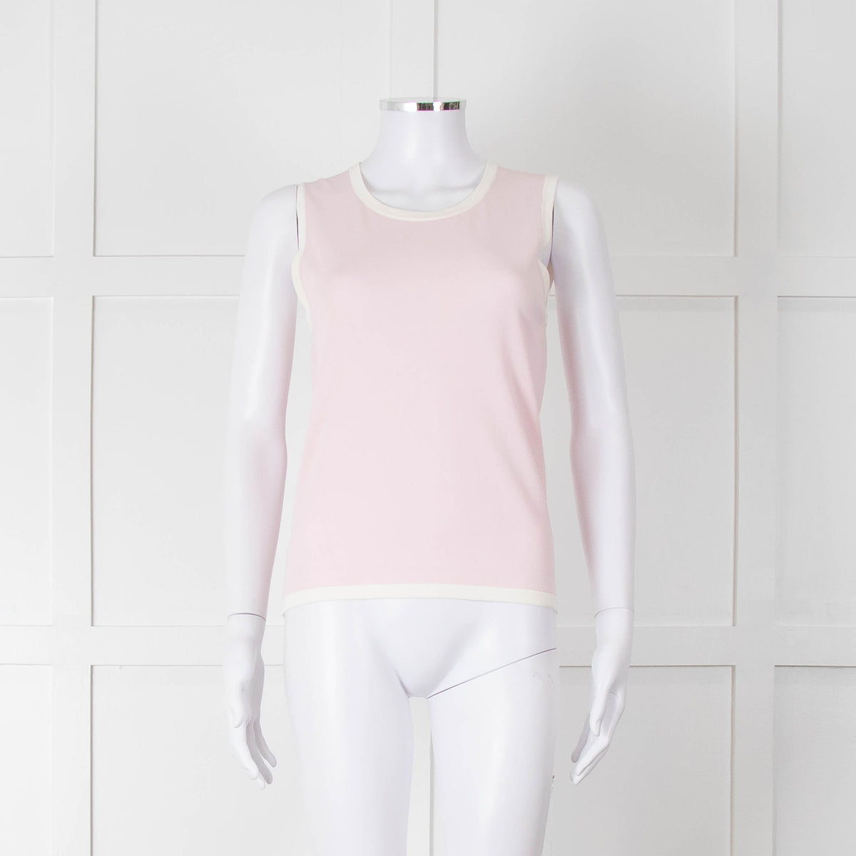 Edward Archour Paris Pink Sleeveless Top