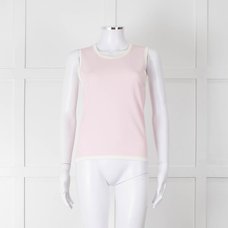 Edward Archour Paris Pink Sleeveless Top