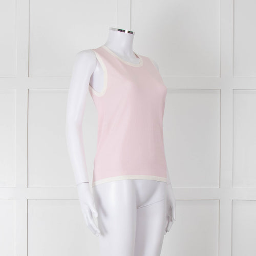 Edward Archour Paris Pink Sleeveless Top