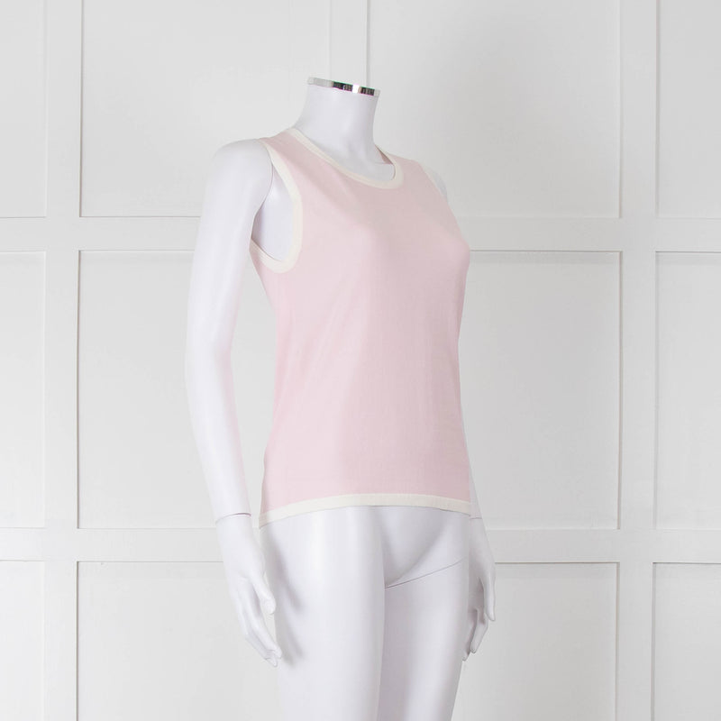 Edward Archour Paris Pink Sleeveless Top