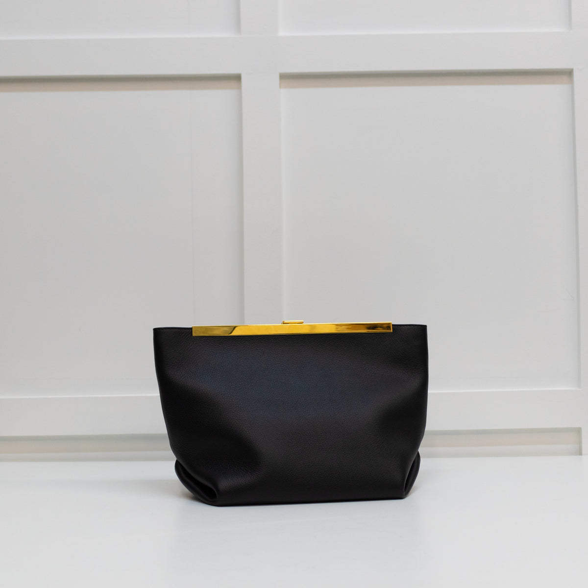 Khaite Black Aimee Clutch Bag
