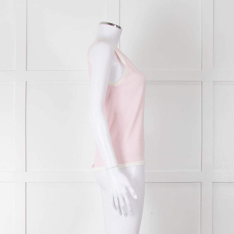 Edward Archour Paris Pink Sleeveless Top
