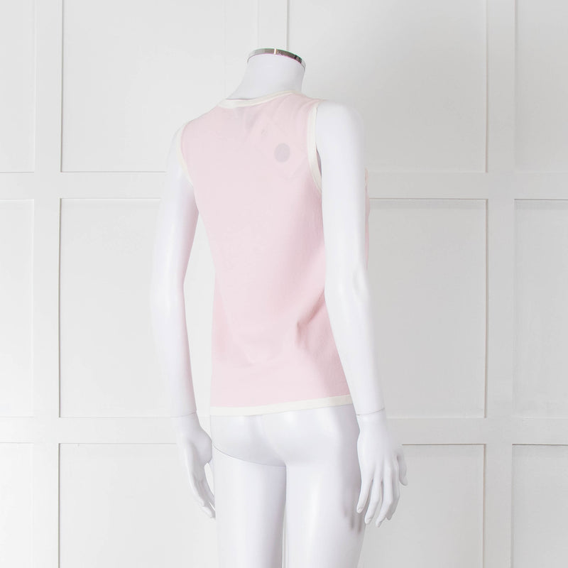Edward Archour Paris Pink Sleeveless Top