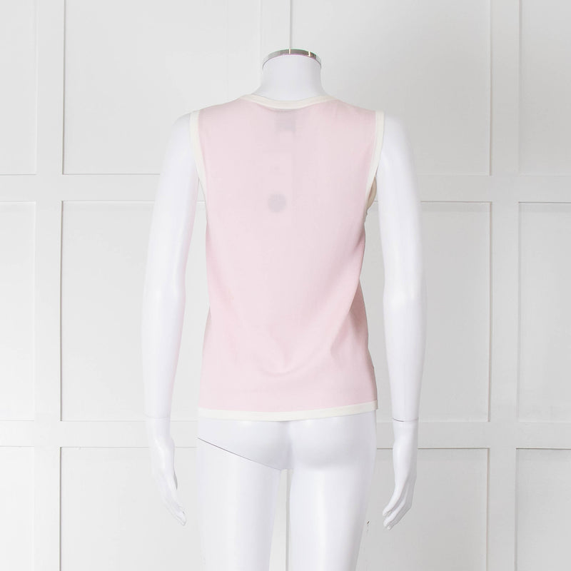 Edward Archour Paris Pink Sleeveless Top