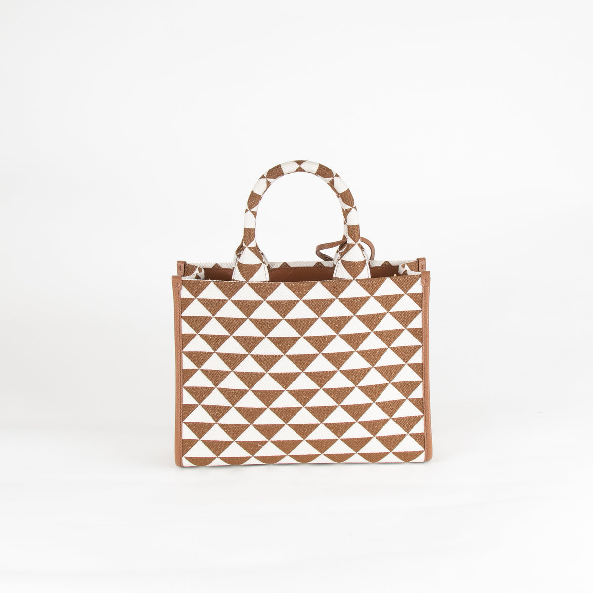 Prada Small Symbole Jacquard Tote