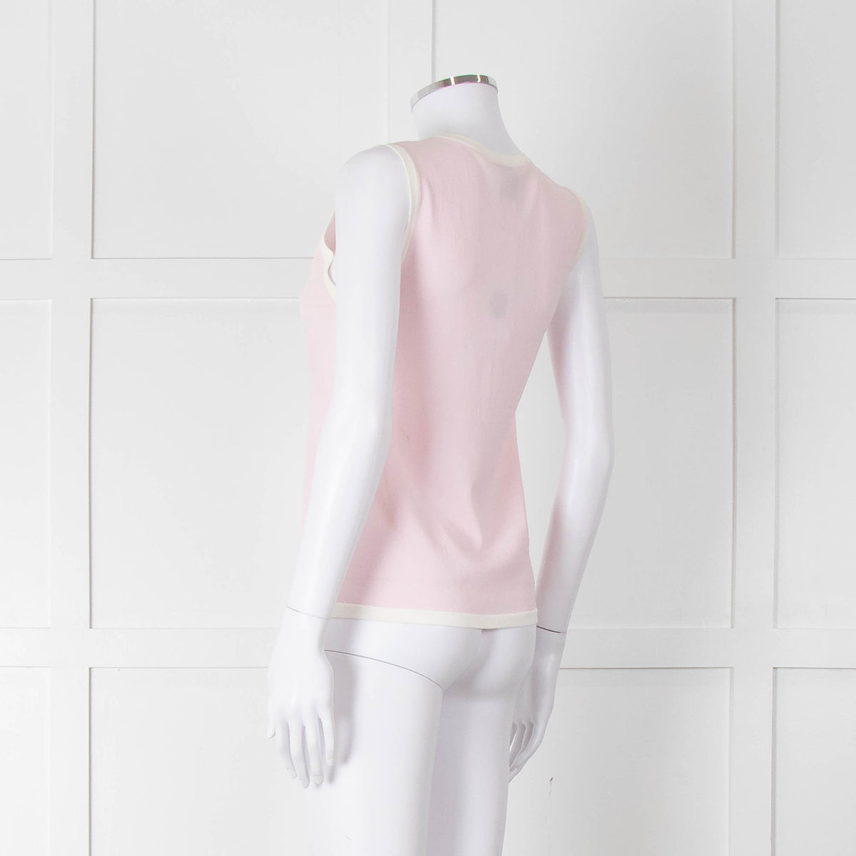 Edward Archour Paris Pink Sleeveless Top