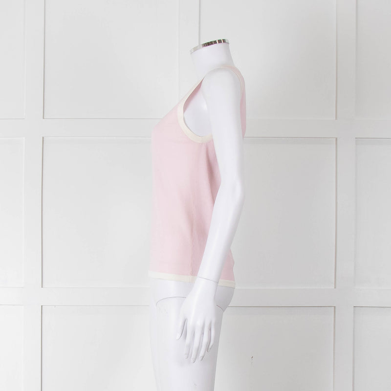 Edward Archour Paris Pink Sleeveless Top