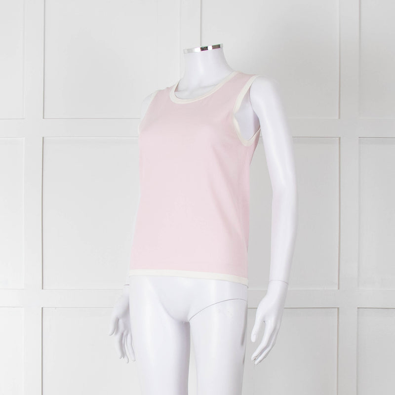 Edward Archour Paris Pink Sleeveless Top