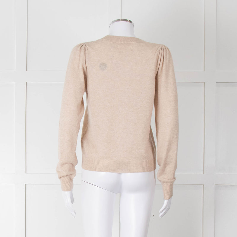 Part Two Cream Cashmere Jumper